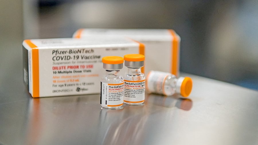 Pfizer/BioNTech Covid-19 vaccine shows 90.7% efficacy in trial in children. Credit: Reuters Photo