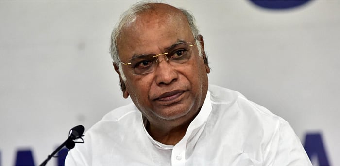 Rajya Sabha’s Leader of the Opposition Mallikarjun Kharge file photo. Credit: DH Photo