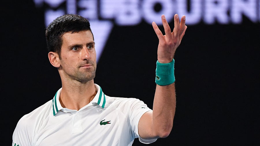 Tennis world number one Novak Djokovic. Credit: AFP Photo