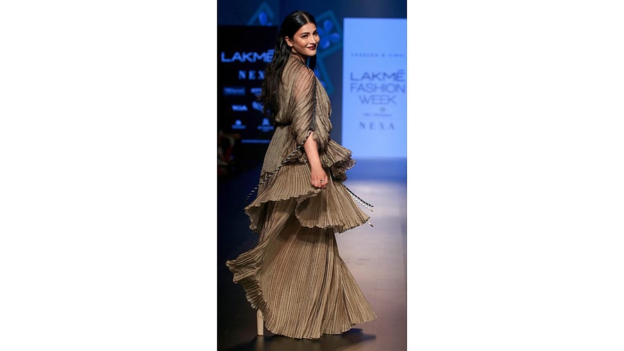 Actor Shruti Haasan. Credit: PTI Photo