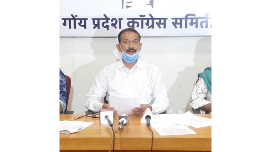 Goa Congress President Girish Chodankar. Credit: Facebook/Girish Chodankar