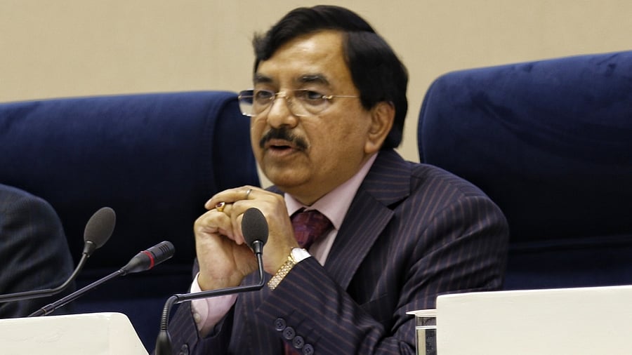 Chief Election Commissioner Sushil Chandra during the press conference announces the schedule for general elections to Legislative Assemblies of Goa, Uttarakhand, Uttar Pradesh, Manipur and Punjab at Vigyan Bhawan in New Delhi on Saturday. Credit: IANS Photo