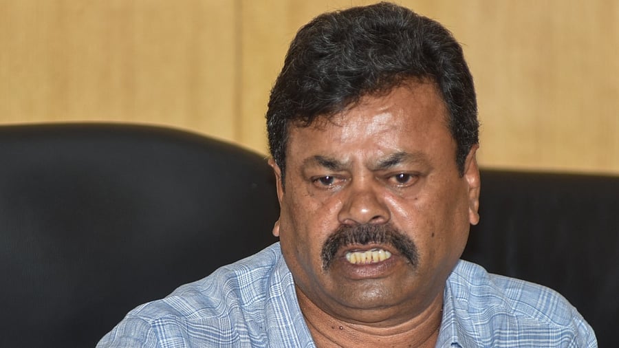 BJP MLA M P Renukacharya. Credit: DH Photo