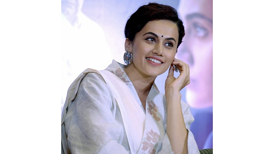 Actor Taapsee Pannu plays the lead role in 'Looop Lapeta'. Credit: PTI Photo