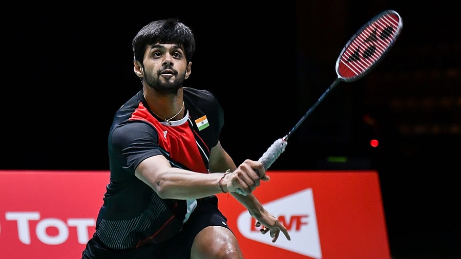 Indian shuttler B Sai Praneeth. Credit: AFP File Photo