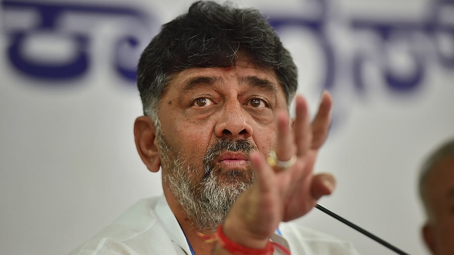Karnataka Pradesh Congress Committee (KPCC) President D K Shivakumar. Credit: PTI Photo