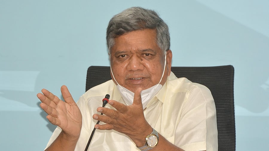 BJP MLA and former Karnataka CM Jagadish Shettar. Credit: DH File Photo/Govindraj Javali