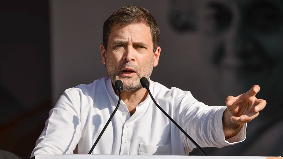 Rahul Gandhi. Credit: PTI File Photo