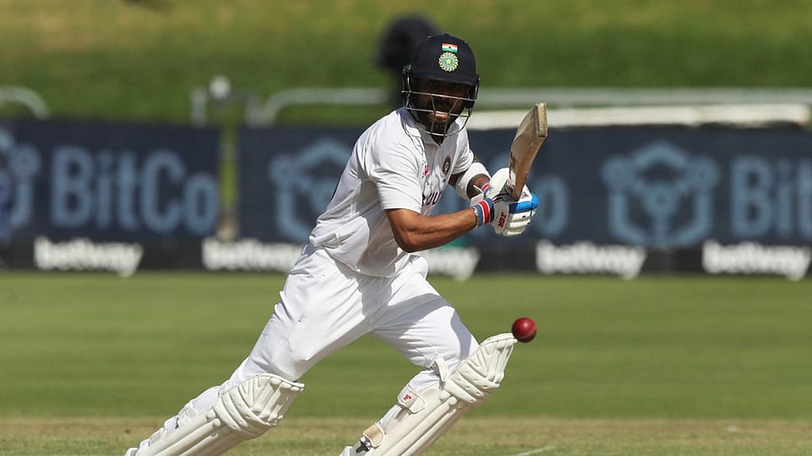 Virat Kohli en route his 79 on the opening day of the third Test against South Africa at Newlands in Cape Town on Tuesday. Credit: Reuters Photo
