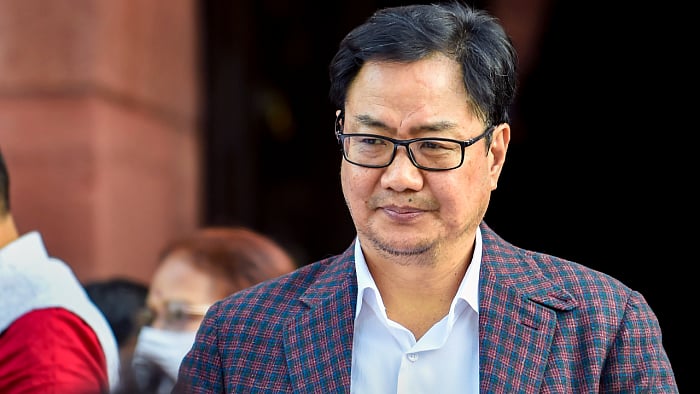 Union Law Minister Kiren Rijiju. Credit: PTI Photo