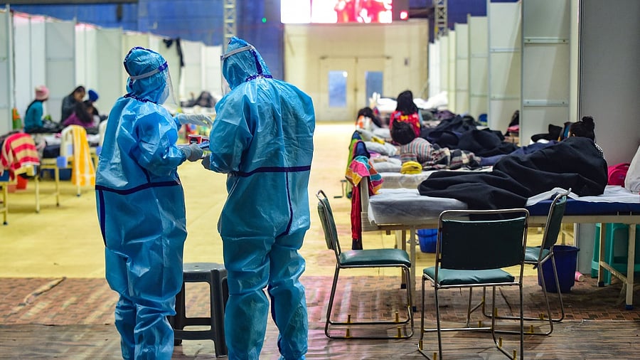 The University's Center for Systems Science and Engineering (CSSE) revealed that the current global caseload and the death toll stood at 313,353,216 and 5,503,857, respectively. Credit: PTI Photo
