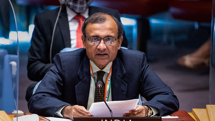 India’s Permanent Representative to the UN Ambassador T S Tirumurti. Credit: PTI File Photo