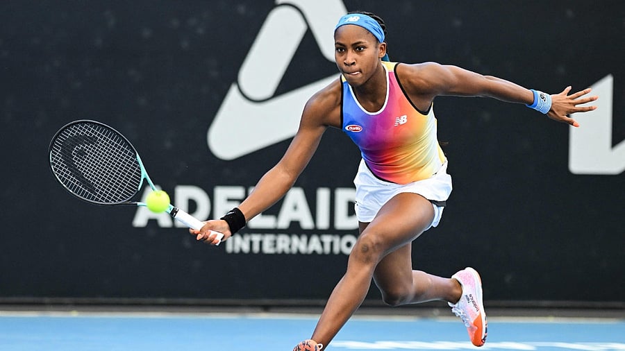Coco Gauff will face China's Wang Qiang in the opening round of the Australian Open. Credit: AFP File Photo