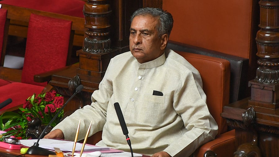 Basavaraj Horatti, Chairman, Karnataka Legislative Council. Credit: DH Photo