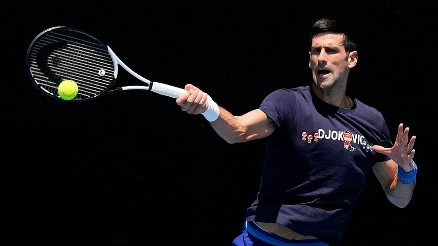 Police closed down a lane behind the building where Djokovic's lawyers are based and two vehicles exited the building mid-afternoon local time on Saturday. Credit: AP Photo