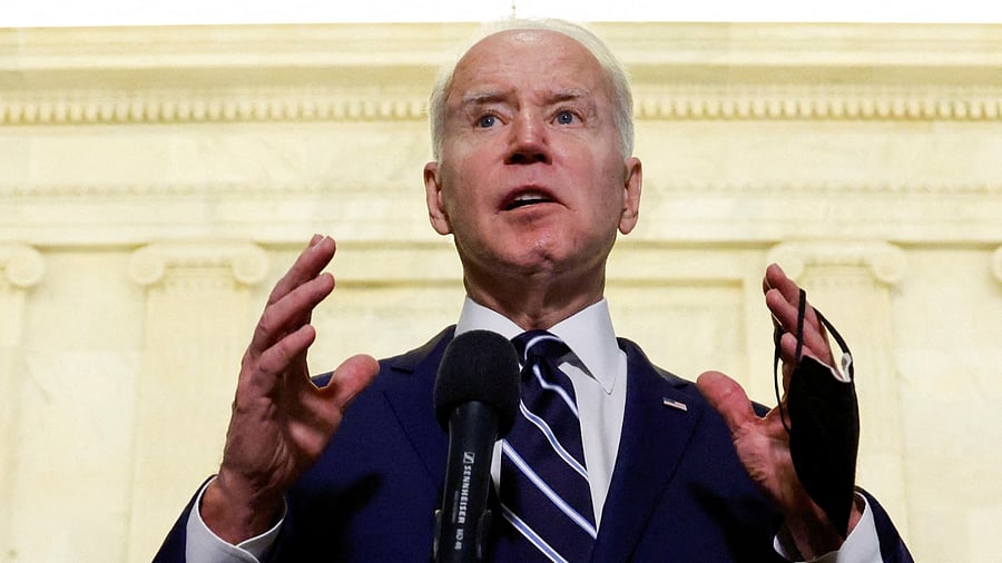 US President Joe Biden. Credit: Reuters Photo