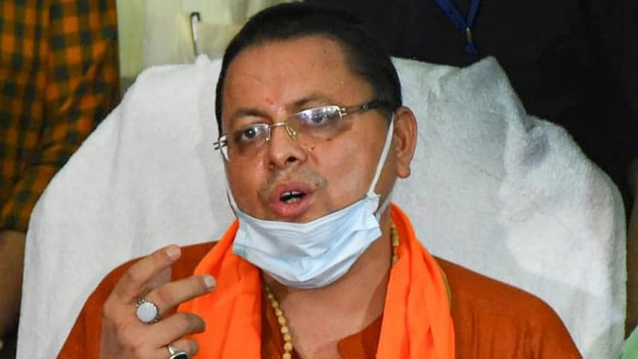 Pushkar Singh Dhami. Credit: PTI File Photo