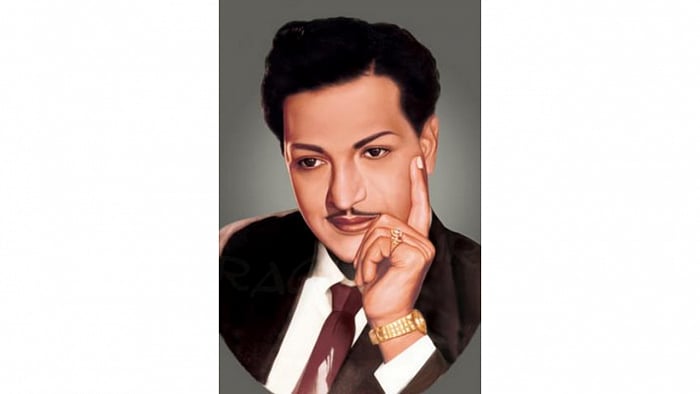 Telugu legend Sr NTR. Credit: Twitter/@vamsikaka