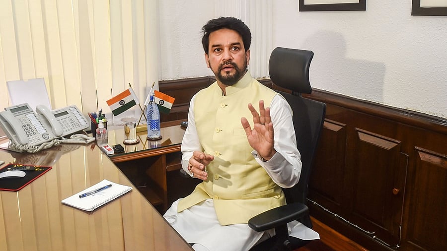 I&B Minister Anurag Thakur. Credit: PTI file photo