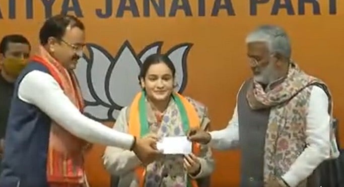 Credit: Screengrab of video on Twitter/@BJP4India