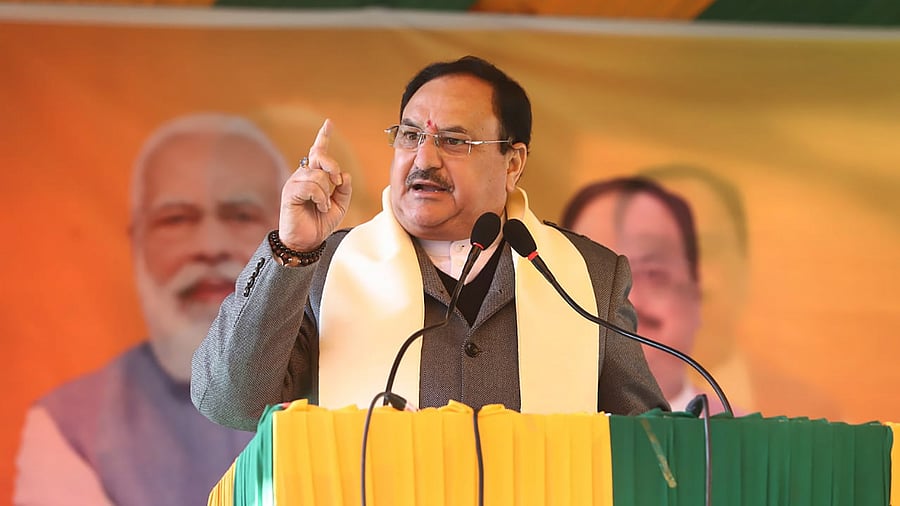 BJP National President J P Nadda. Credit: PTI Photo