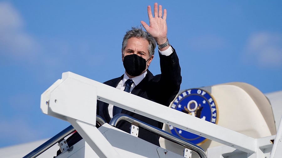 US Secretary of State Antony Blinken is currently in Ukraine, ahead of talks with Russia on Friday. Credit: AFP Photo