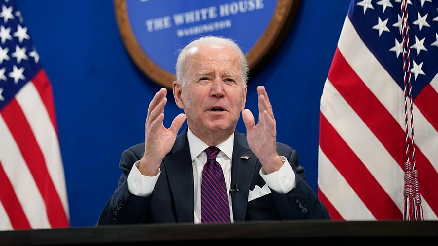 US President Joe Biden. Credit: AP/PTI File Photo