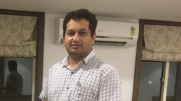 Former Defence Minister late Manohar Parrikar's son, Utpal Parikkar. Credit: Twitter/@uparikkar