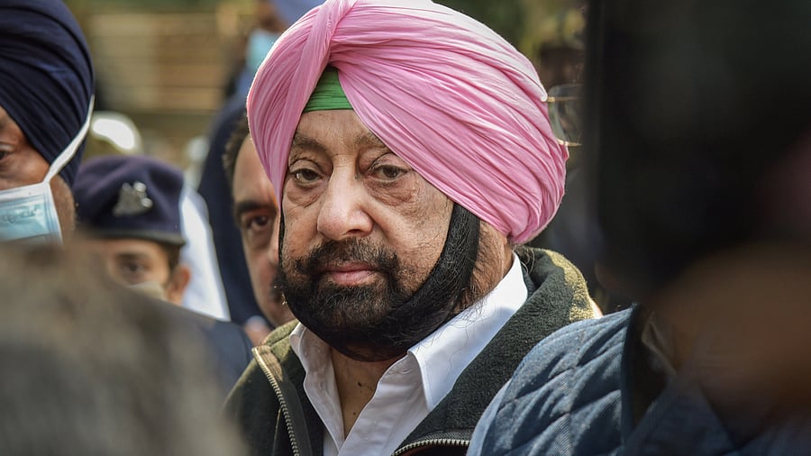 Former Punjab chief minister and Punjab Lok Congress (PLC) leader Captain Amarinder Singh. Credit: PTI Photo