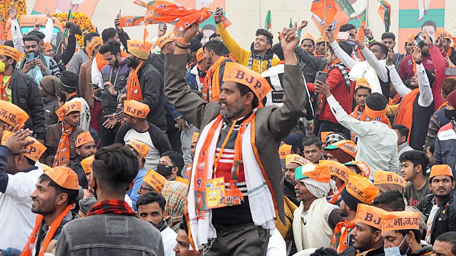 Aditya Yadav, son of Shivpal Singh Yadav, is another son who is aspiring for an electoral debut in these elections. Credit: PTI Photo