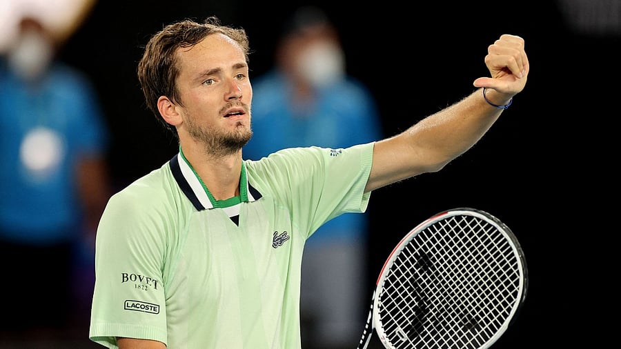 Daniil Medvedev. Credit: AFP Photo