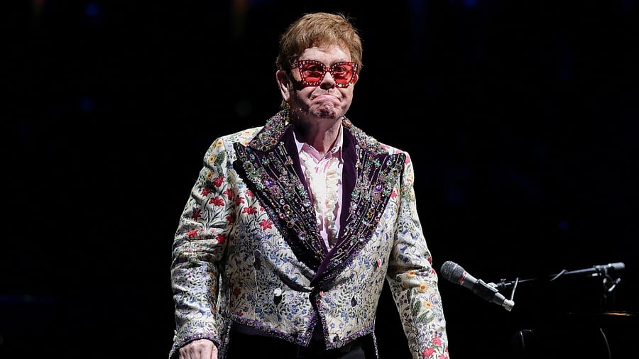 A file photo of Elton John during a concert in  New Orleans, Louisiana, US. Credit: Reuters Photo