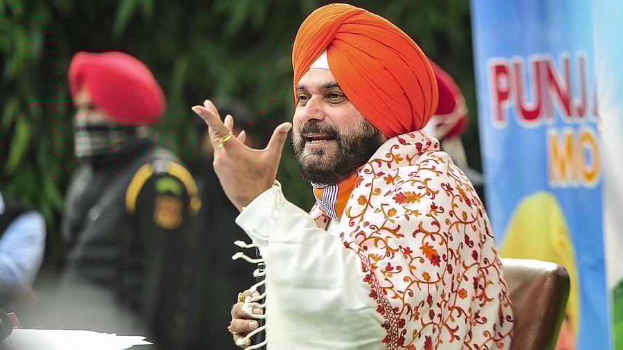 Punjab Congress President Navjot Singh Sidhu. Credit: PTI Photo