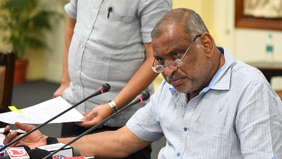 Karnataka Law Minister J C Madhuswamy. Credit: DH File Photo