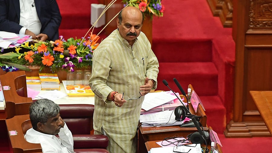 Karnataka Chief Minister Basavaraj Bommai. Credit: DH file photo