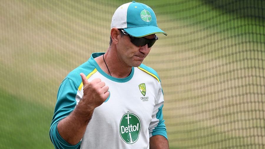 Australian coach Justin Langer. Credit: AFP Photo