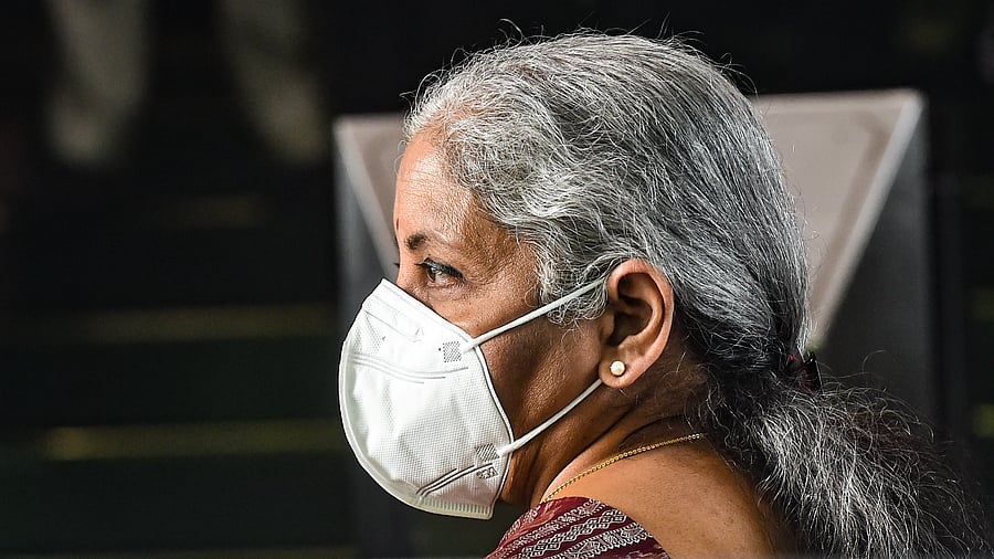 Union Minister of Finance Nirmala Sitharaman. Credit: PTI Photo