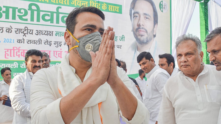 Rashtriya Lok Dal (RLD) chief Jayant Chaudhary. Credit: PTI Photo