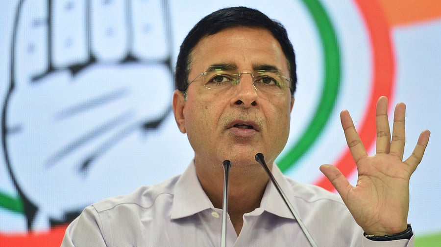 Congress general secretary Randeep Singh Surjewala. Credit: PTI Photo