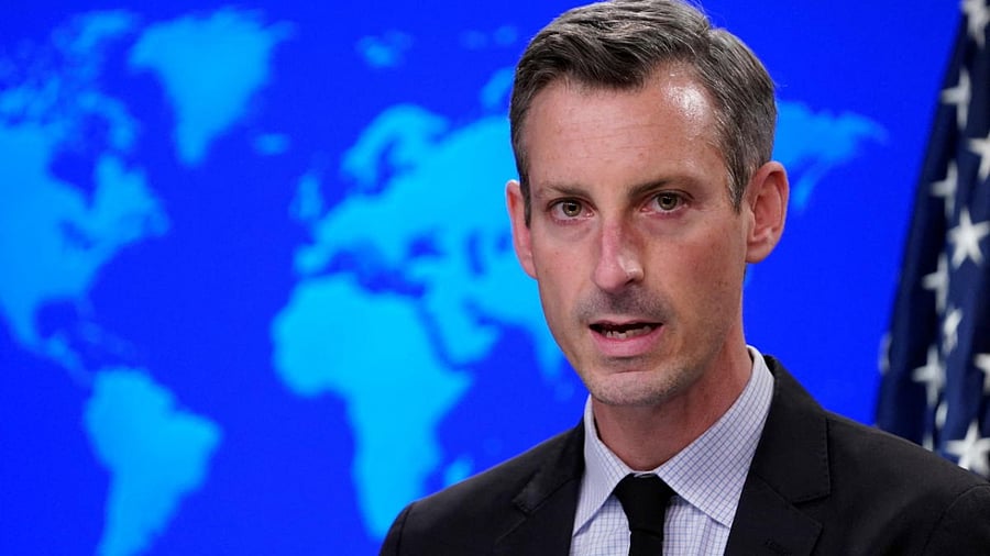 US State Department spokesperson Ned Price. Credit: Reuter Photo