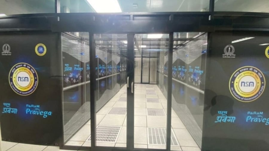 IISc commissions country's most powerful supercomputer Param Pravega. Credit: IANS Photo