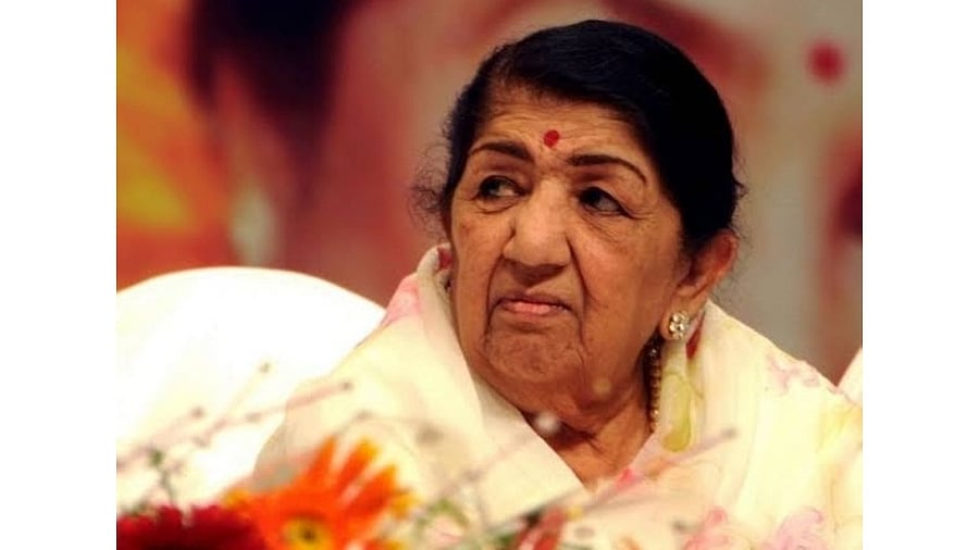 A file photo of veteran singer Lata Mangeshkar. Credit: IANS Photo