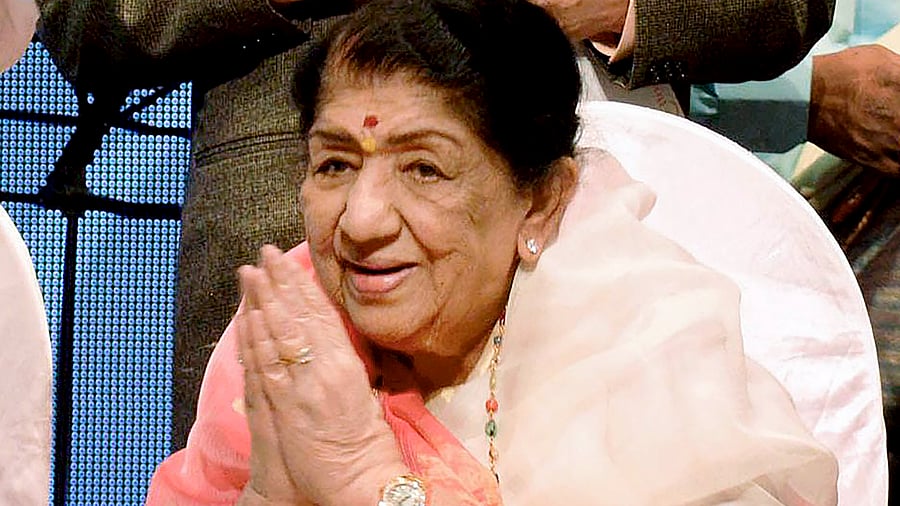 Lata Mangeshkar. Credit: PTI Photo