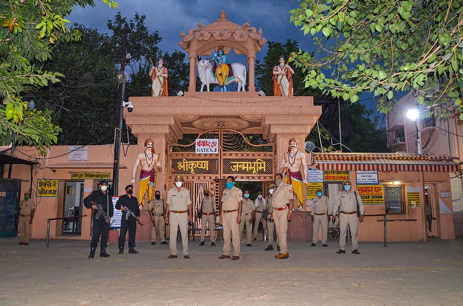 Sri Krishna Janambhoomi temple in Mathura. PTI