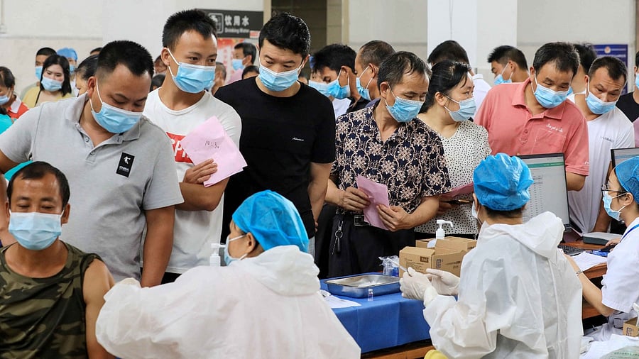 China is on high alert for any outbreaks as it hosts the Beijing Winter Olympics. Credit: AFP File Photo