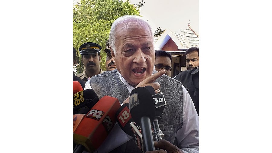 Kerala Governor Arif Mohammed Khan. Credit: PTI File Photo