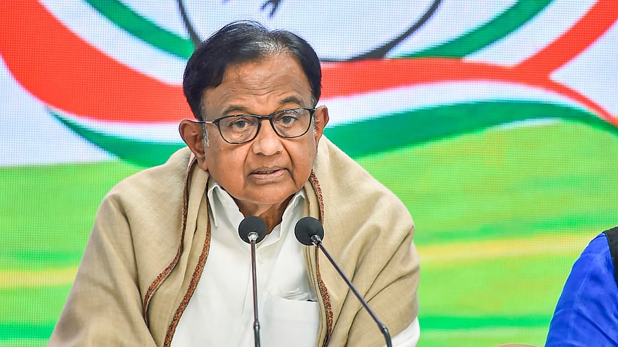 Congress leader P Chidambaram. Credit: PTI File Photo