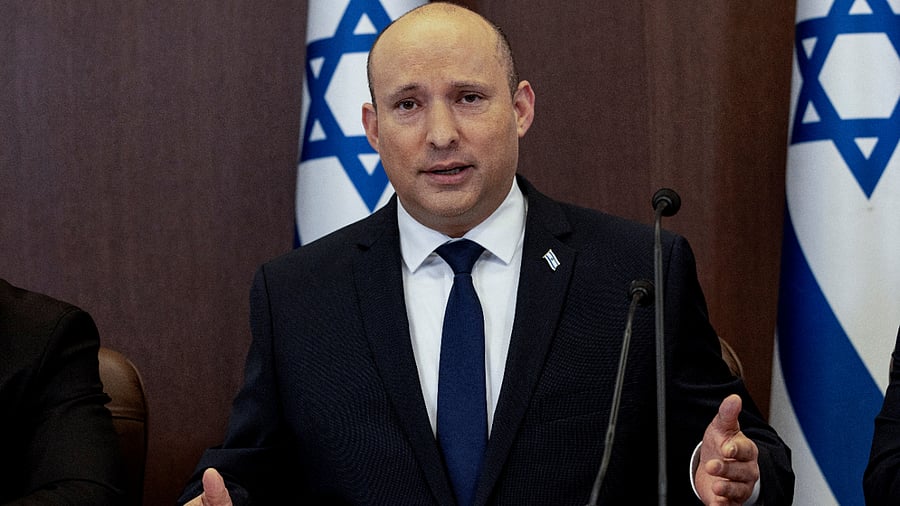 Israel Prime Minister Naftali Bennett. Credit: AFP Photo
