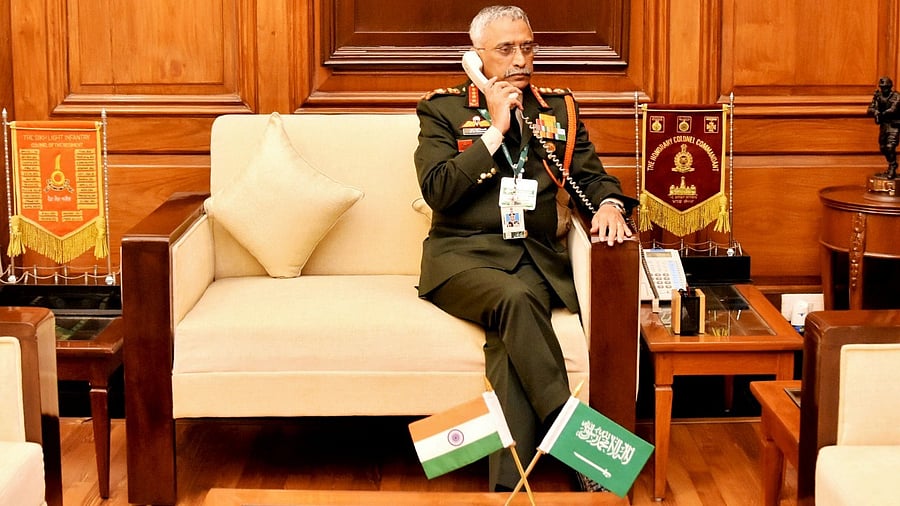 General M M Naravane. Credit: Twitter/@adgpi