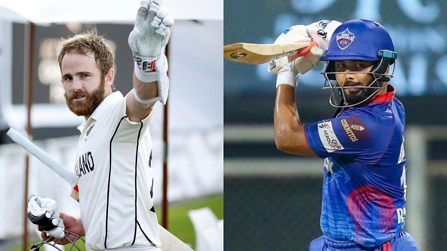 Kane Williamson and Rishabh Pant. Credit: Reuters and PTI File Photos